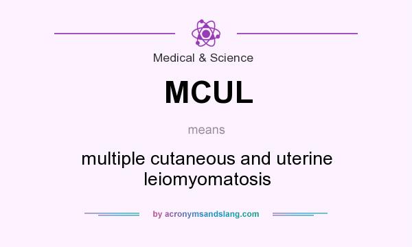 What does MCUL mean? It stands for multiple cutaneous and uterine leiomyomatosis