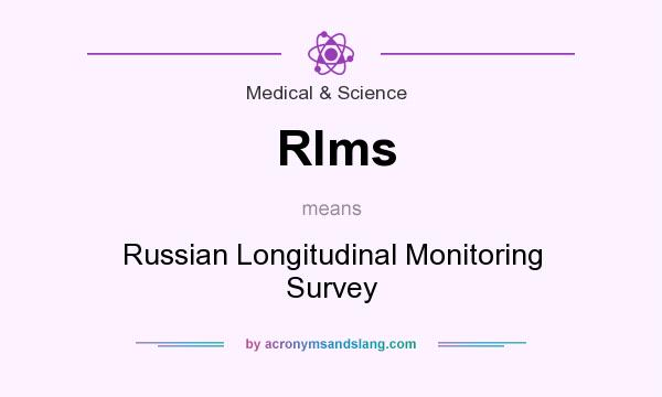 What does Rlms mean? It stands for Russian Longitudinal Monitoring Survey