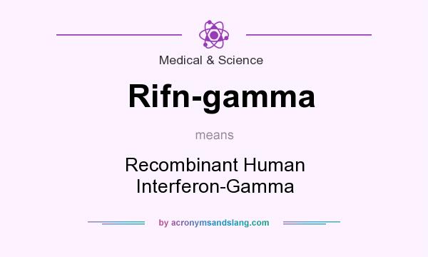 What does Rifn-gamma mean? It stands for Recombinant Human Interferon-Gamma