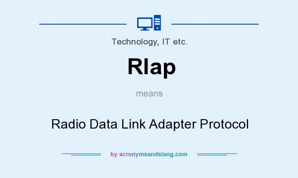 What does Rlap mean? It stands for Radio Data Link Adapter Protocol