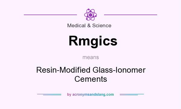 What does Rmgics mean? It stands for Resin-Modified Glass-Ionomer Cements
