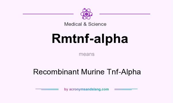 What does Rmtnf-alpha mean? It stands for Recombinant Murine Tnf-Alpha