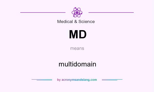What does MD mean? It stands for multidomain