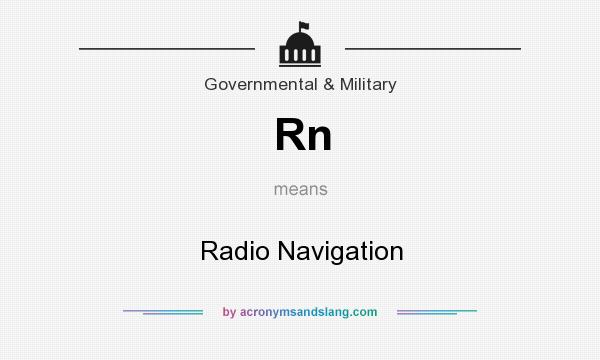 What does Rn mean? It stands for Radio Navigation