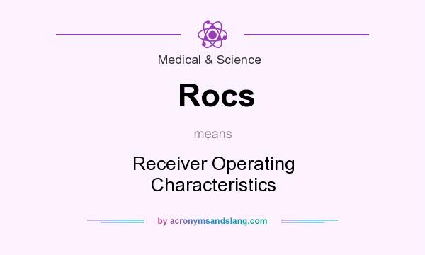 What does Rocs mean? It stands for Receiver Operating Characteristics