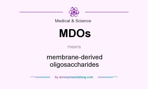 What does MDOs mean? It stands for membrane-derived oligosaccharides