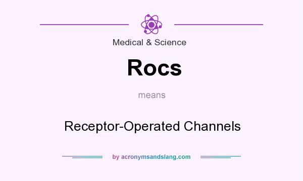 What does Rocs mean? It stands for Receptor-Operated Channels