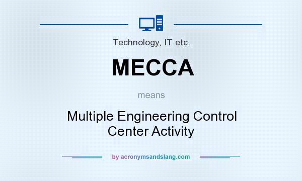 What does MECCA mean? It stands for Multiple Engineering Control Center Activity