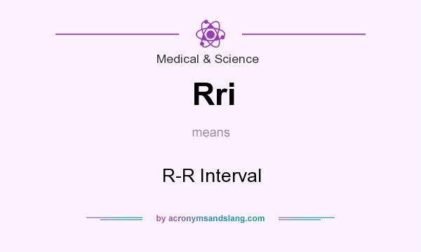What does Rri mean? It stands for R-R Interval