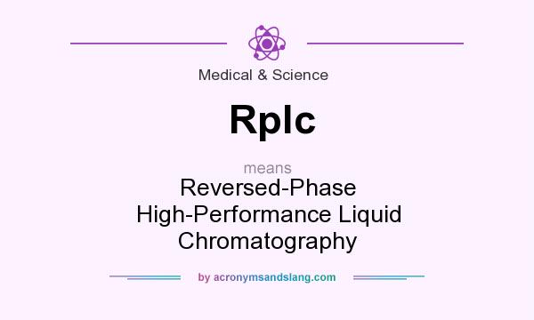 What does Rplc mean? It stands for Reversed-Phase High-Performance Liquid Chromatography