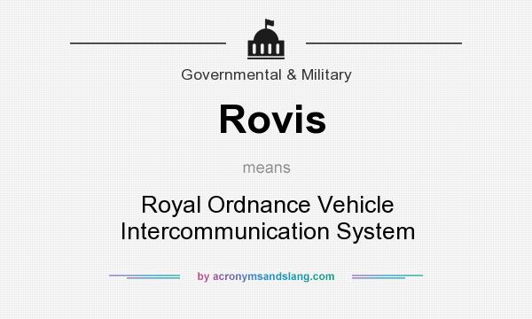What does Rovis mean? It stands for Royal Ordnance Vehicle Intercommunication System