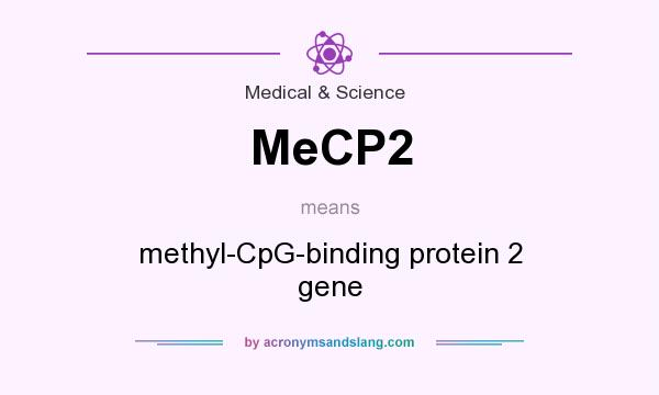 What does MeCP2 mean? It stands for methyl-CpG-binding protein 2 gene
