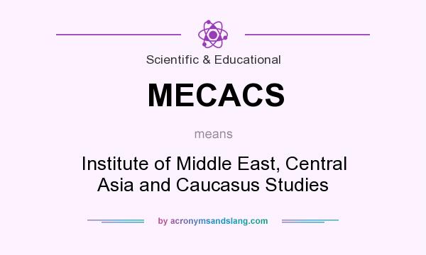 What does MECACS mean? It stands for Institute of Middle East, Central Asia and Caucasus Studies