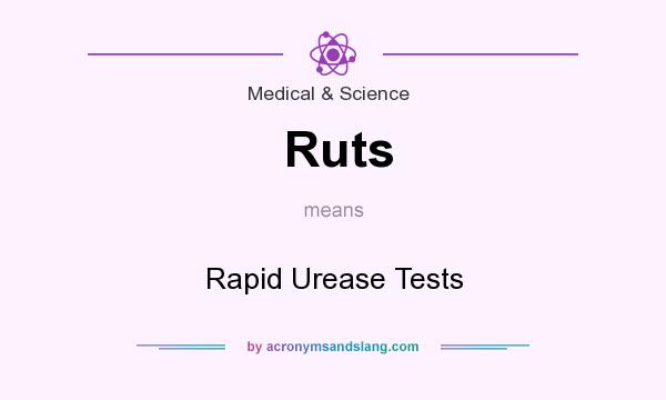 What does Ruts mean? It stands for Rapid Urease Tests