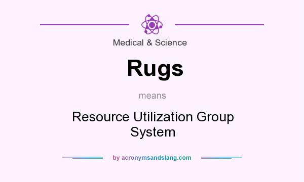 What does Rugs mean? It stands for Resource Utilization Group System