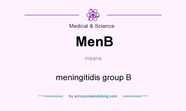 What does MenB mean? It stands for meningitidis group B