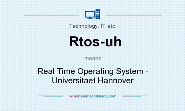 What does Rtos-uh mean? It stands for Real Time Operating System - Universitaet Hannover