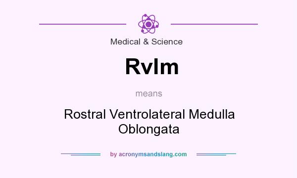 What does Rvlm mean? It stands for Rostral Ventrolateral Medulla Oblongata