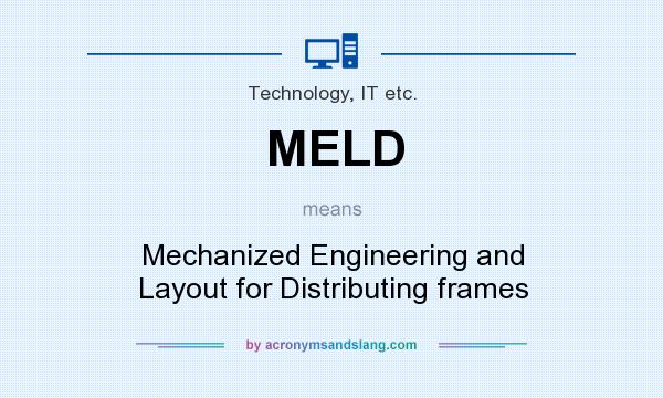 What does MELD mean? It stands for Mechanized Engineering and Layout for Distributing frames