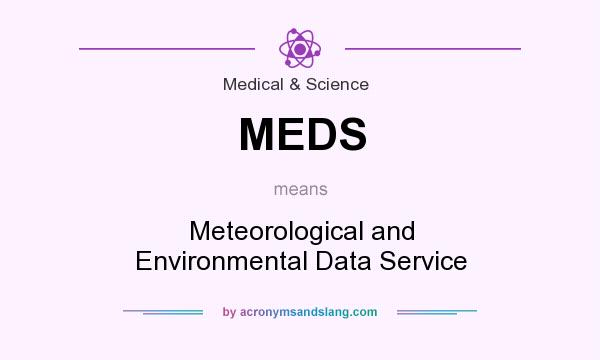 What does MEDS mean? It stands for Meteorological and Environmental Data Service