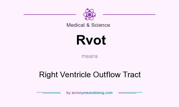 What does Rvot mean? It stands for Right Ventricle Outflow Tract