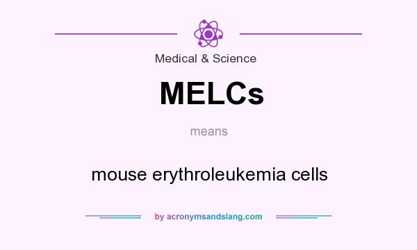 What does MELCs mean? It stands for mouse erythroleukemia cells