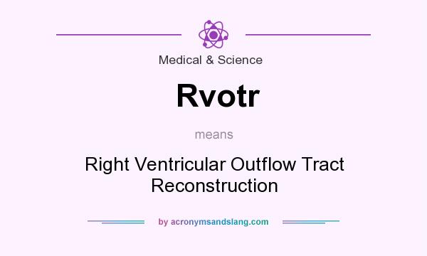 What does Rvotr mean? It stands for Right Ventricular Outflow Tract Reconstruction