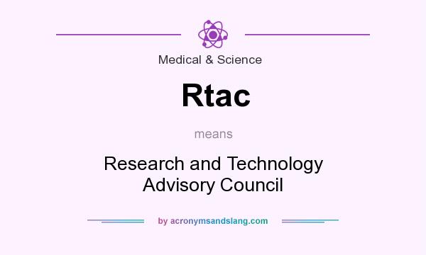 What does Rtac mean? It stands for Research and Technology Advisory Council