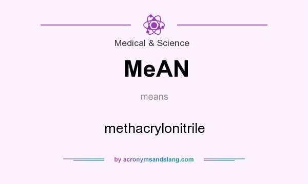 What does MeAN mean? It stands for methacrylonitrile