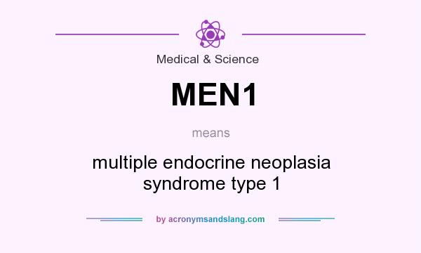 What does MEN1 mean? It stands for multiple endocrine neoplasia syndrome type 1