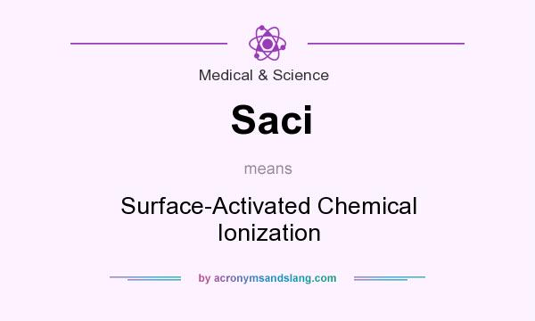 What does Saci mean? It stands for Surface-Activated Chemical Ionization