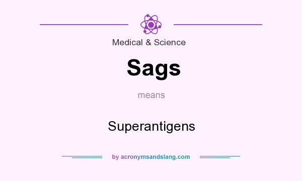 What does Sags mean? It stands for Superantigens
