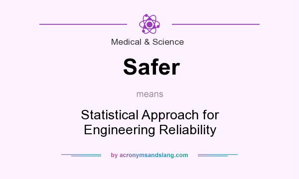What does Safer mean? It stands for Statistical Approach for Engineering Reliability