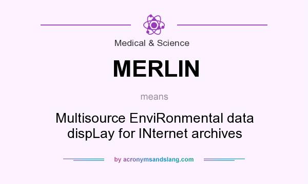 What does MERLIN mean? It stands for Multisource EnviRonmental data dispLay for INternet archives