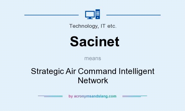 What does Sacinet mean? It stands for Strategic Air Command Intelligent Network
