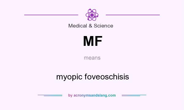 What does MF mean? It stands for myopic foveoschisis