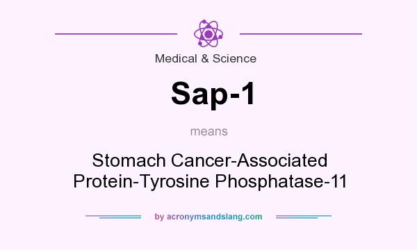 What does Sap-1 mean? It stands for Stomach Cancer-Associated Protein-Tyrosine Phosphatase-11