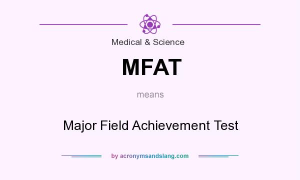 What does MFAT mean? It stands for Major Field Achievement Test
