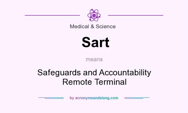 What does Sart mean? It stands for Safeguards and Accountability Remote Terminal