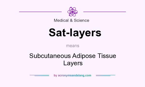 What does Sat-layers mean? It stands for Subcutaneous Adipose Tissue Layers