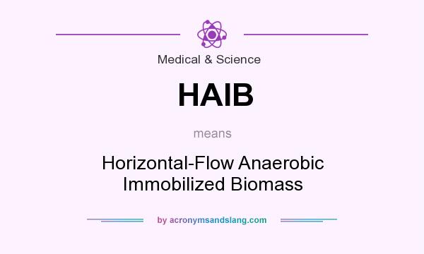 What does HAIB mean? It stands for Horizontal-Flow Anaerobic Immobilized Biomass