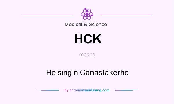 What does HCK mean? It stands for Helsingin Canastakerho