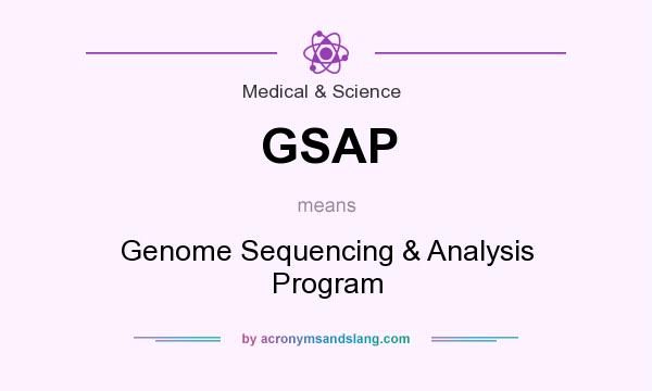 What does GSAP mean? It stands for Genome Sequencing & Analysis Program