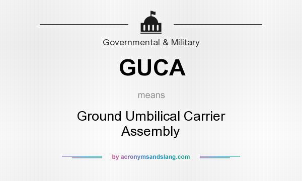 What does GUCA mean? It stands for Ground Umbilical Carrier Assembly