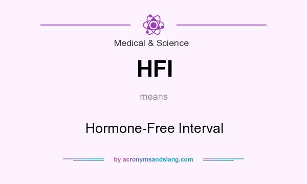 What does HFI mean? It stands for Hormone-Free Interval