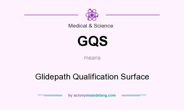 What does GQS mean? It stands for Glidepath Qualification Surface