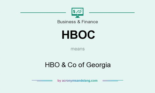 What does HBOC mean? It stands for HBO & Co of Georgia