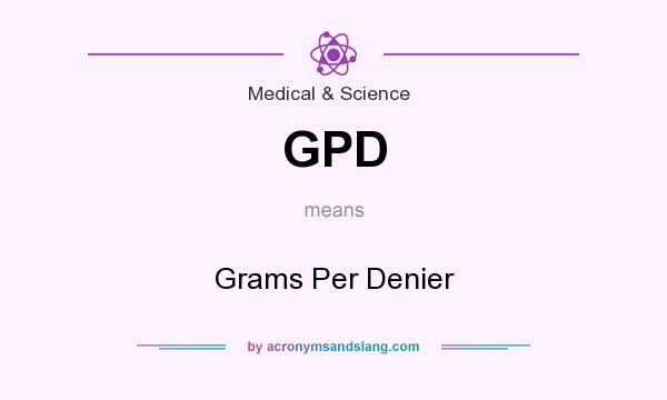 What does GPD mean? It stands for Grams Per Denier
