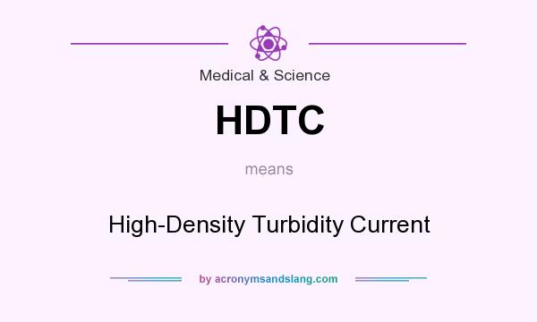 What does HDTC mean? It stands for High-Density Turbidity Current