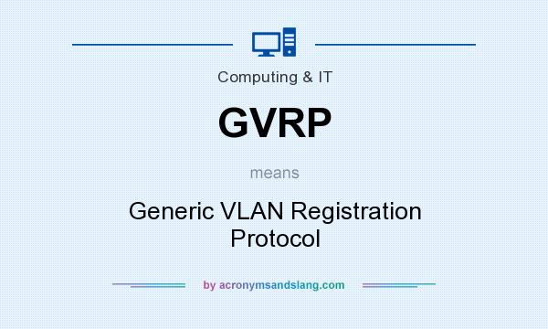 What does GVRP mean? It stands for Generic VLAN Registration Protocol
